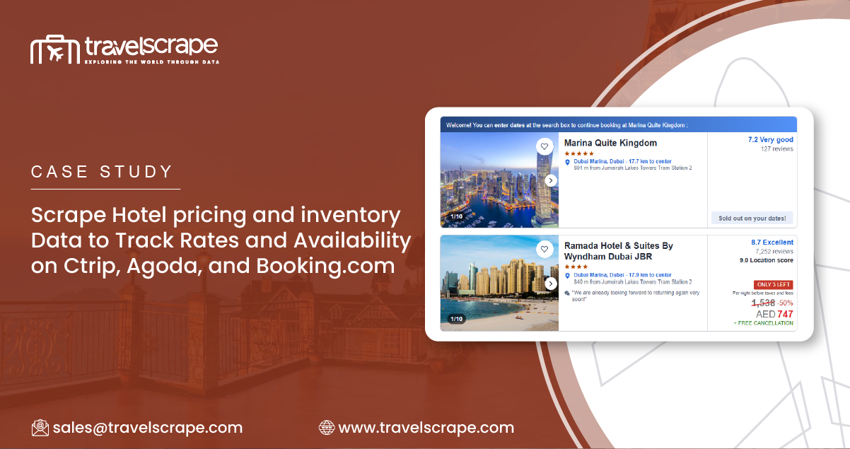 Scrape Hotel pricing and inventory Data to Track Rates and Availability